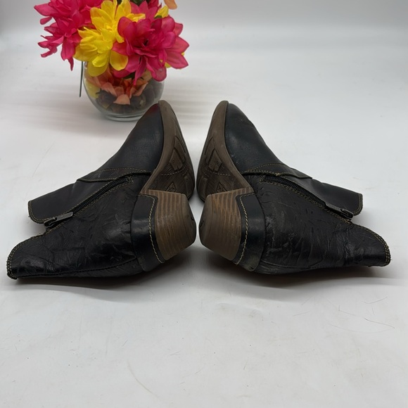 PIKOLINOS Black Textured Ankle Boots EU Size 41 BAB8304B - Picture 5 of 7